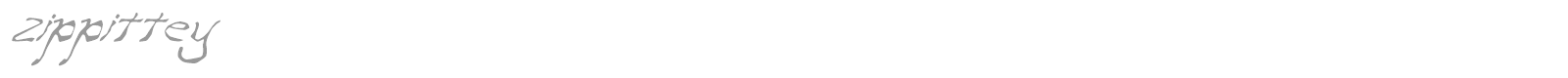 Zippittey font preview